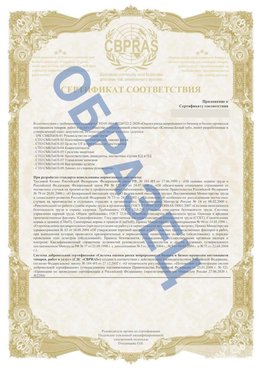 Образец Приложение к СТО 01.064.00220722.2-2020 Владикавказ Сертификат СТО 01.064.00220722.2-2020 